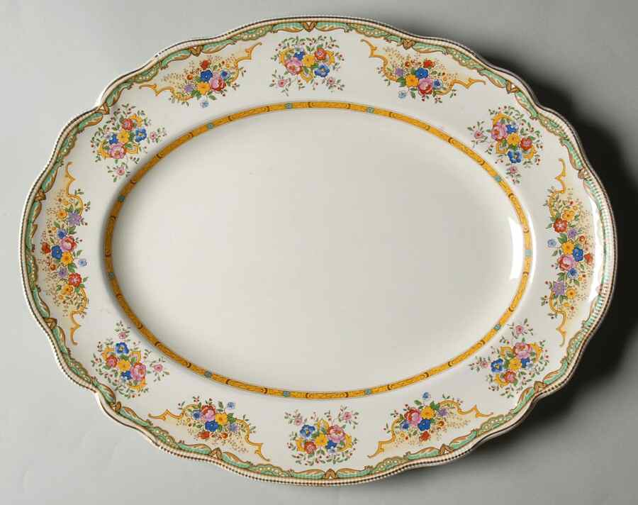 Ascot 14" Oval Serving Platter by Johnson Brothers-1