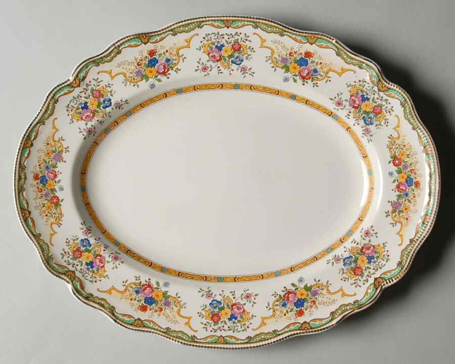 Ascot 12" Oval Serving Platter by Johnson Brothers-1