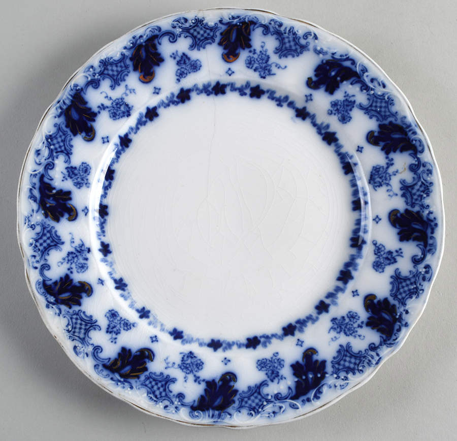 Astoria Flow Blue Luncheon Plate by Johnson Brothers-1