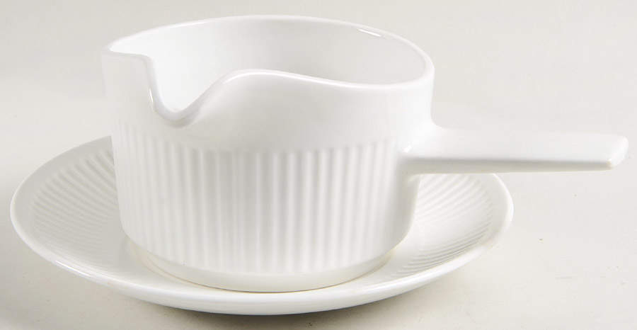 Athena Round Gravy Boat & Underplate by Johnson Brothers-1