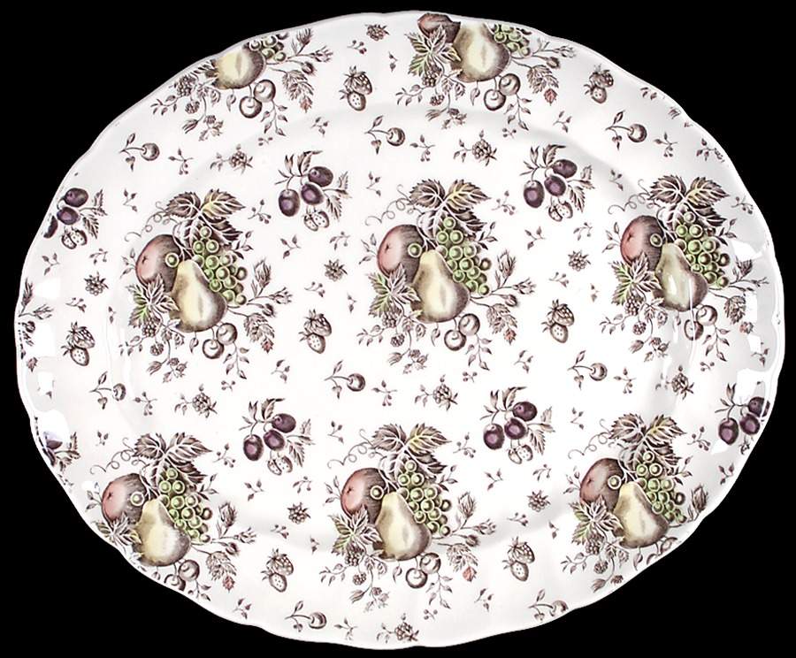 Autumn's Delight 15" Oval Serving Platter by Johnson Brothers-1