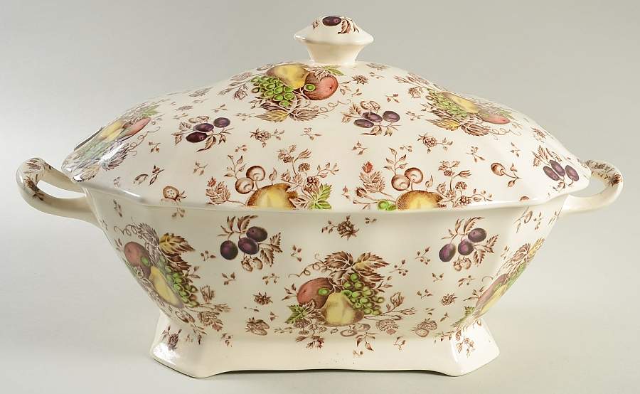 Autumn's Delight Rectangular Tureen & Lid by Johnson Brothers-1