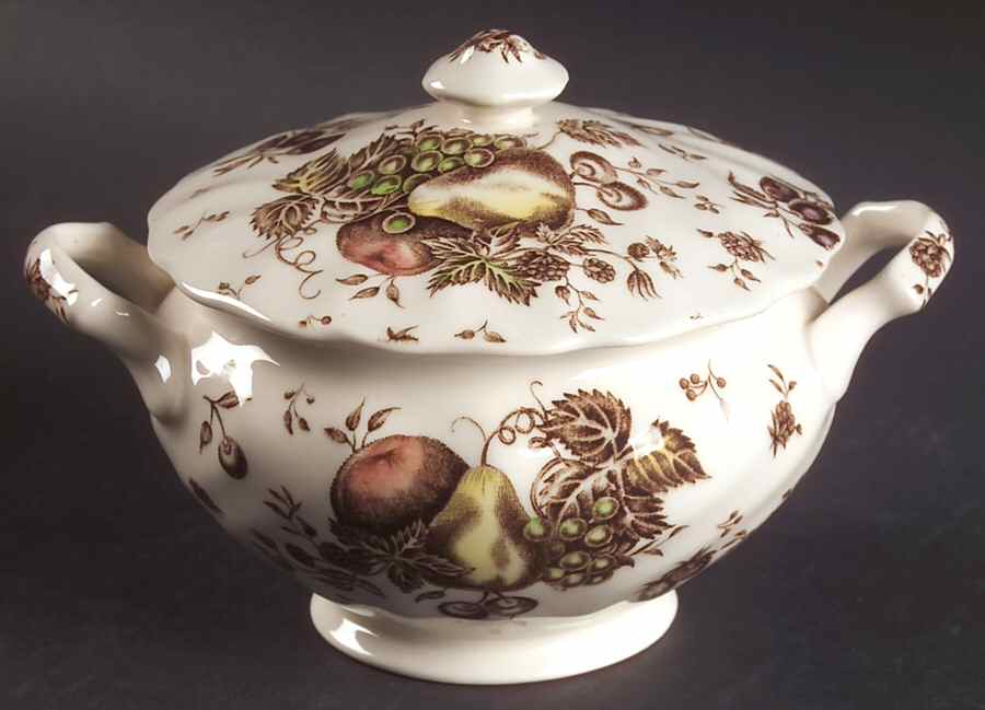 Autumn's Delight Sugar Bowl & Lid by Johnson Brothers-1