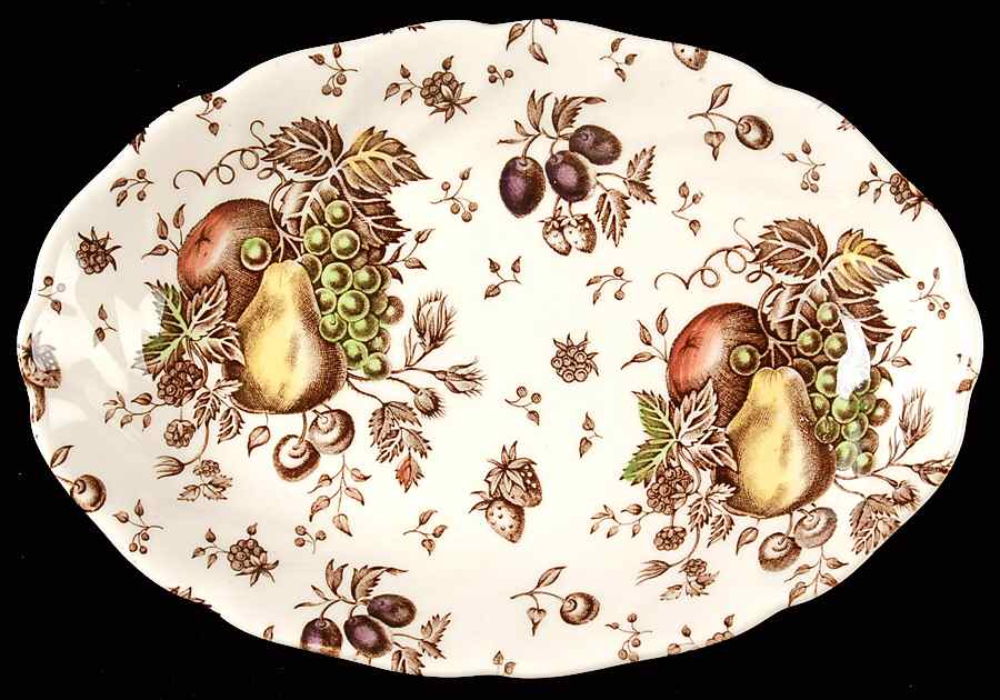 Autumn's Delight Relish/Gravy Underplate by Johnson Brothers-1