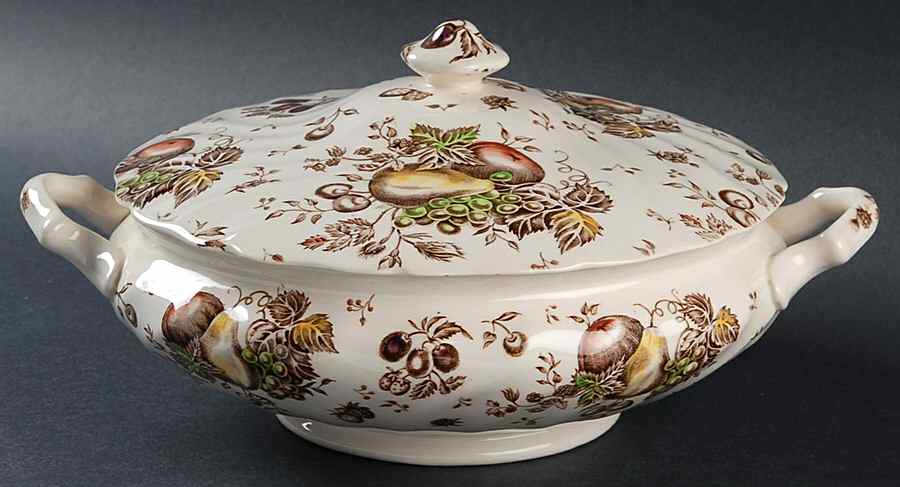 Autumn's Delight Round Covered Vegetable by Johnson Brothers-1