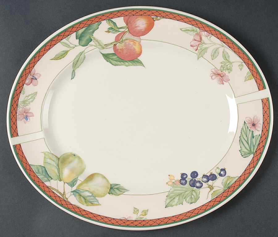 Autumn Grove 14" Oval Serving Platter by Johnson Brothers-1