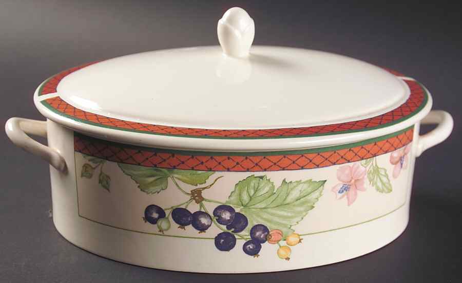Autumn Grove Oval Covered Vegetable by Johnson Brothers-1