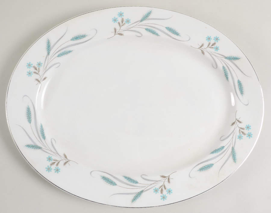 Autumn Song 14" Oval Serving Platter by Johnson Brothers-1
