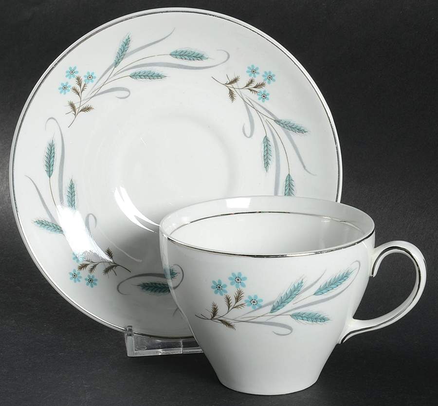 Autumn Song Flat Cup & Saucer Set by Johnson Brothers-1