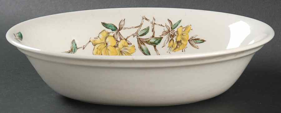Azalea 9" Oval Vegetable Bowl by Johnson Brothers-1