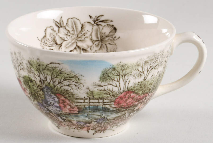 Azalea Gardens Flat Cup by Johnson Brothers-1