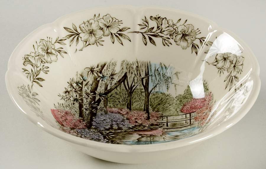 Azalea Gardens Coupe Cereal Bowl by Johnson Brothers-1