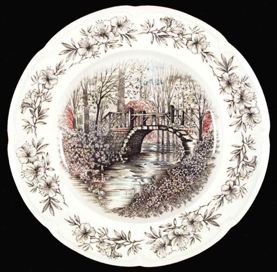 Azalea Gardens Salad Plate by Johnson Brothers-1