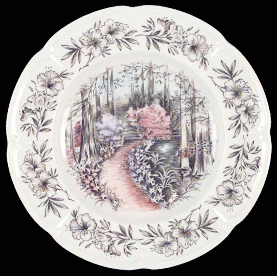 Azalea Gardens Bread & Butter Plate by Johnson Brothers-1