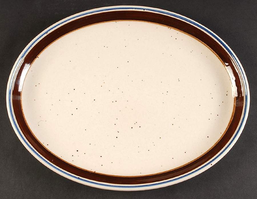 Bahia 13" Oval Serving Platter by Johnson Brothers-1