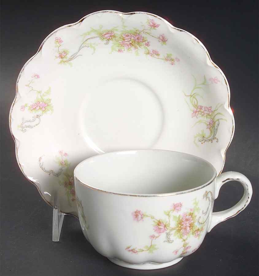 The Baroda Flat Cup & Saucer Set by Johnson Brothers-1