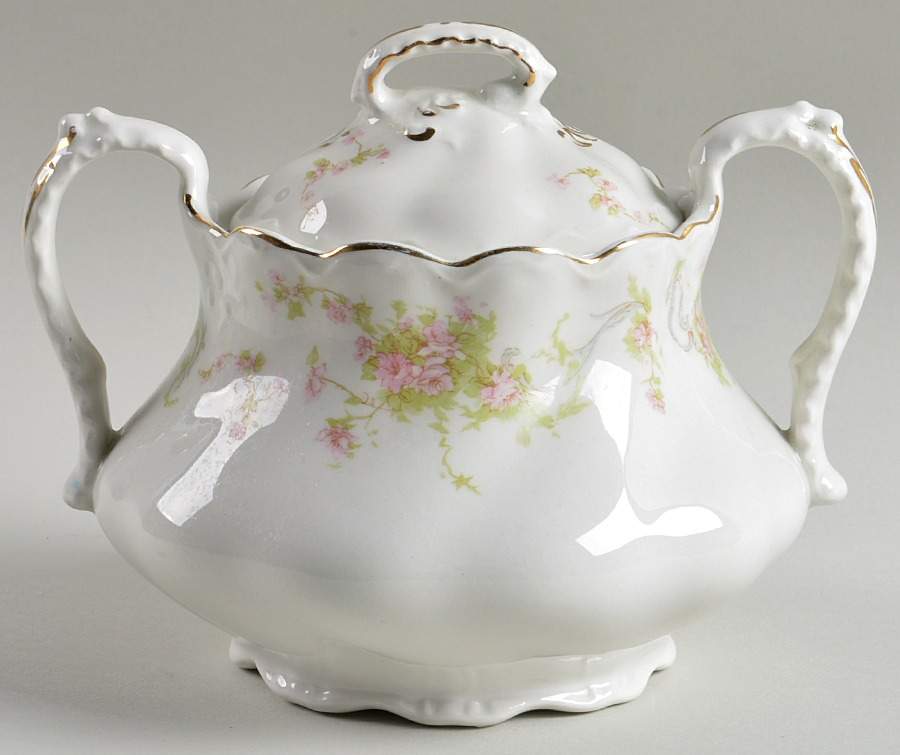 The Baroda Sugar Bowl & Lid by Johnson Brothers-1