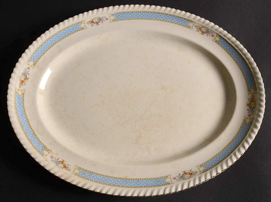 Belvedere 14" Oval Serving Platter by Johnson Brothers-1
