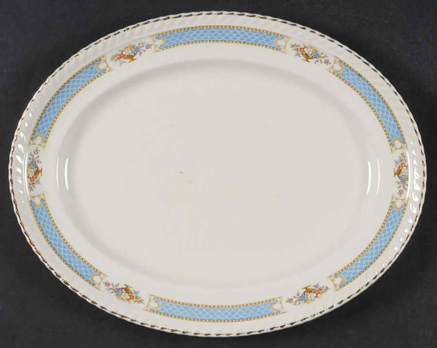 Belvedere 12" Oval Serving Platter by Johnson Brothers-1