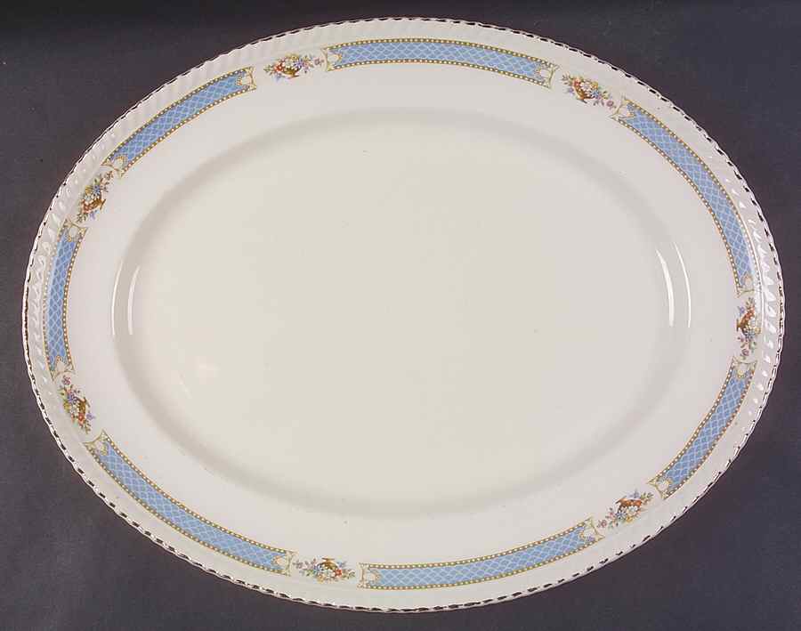 Belvedere 16" Oval Serving Platter by Johnson Brothers-1