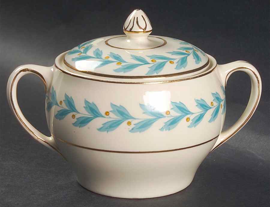 Bermuda Sugar Bowl & Lid by Johnson Brothers-1
