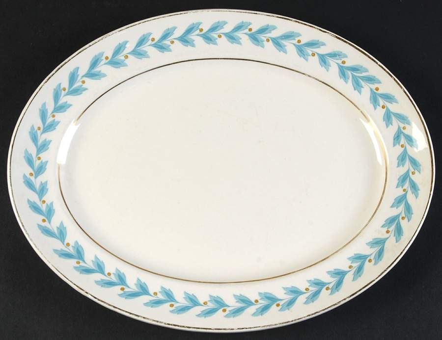 Bermuda 11" Oval Serving Platter by Johnson Brothers-1