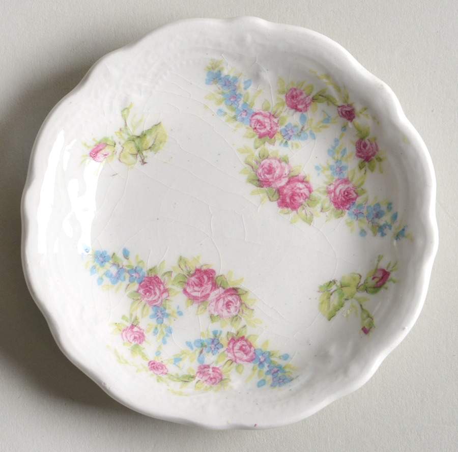 The Bergen Rose Butter Pat by Johnson Brothers-1