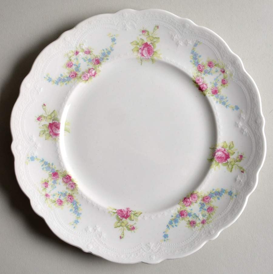 The Bergen Rose Dessert/Pie Plate by Johnson Brothers-1