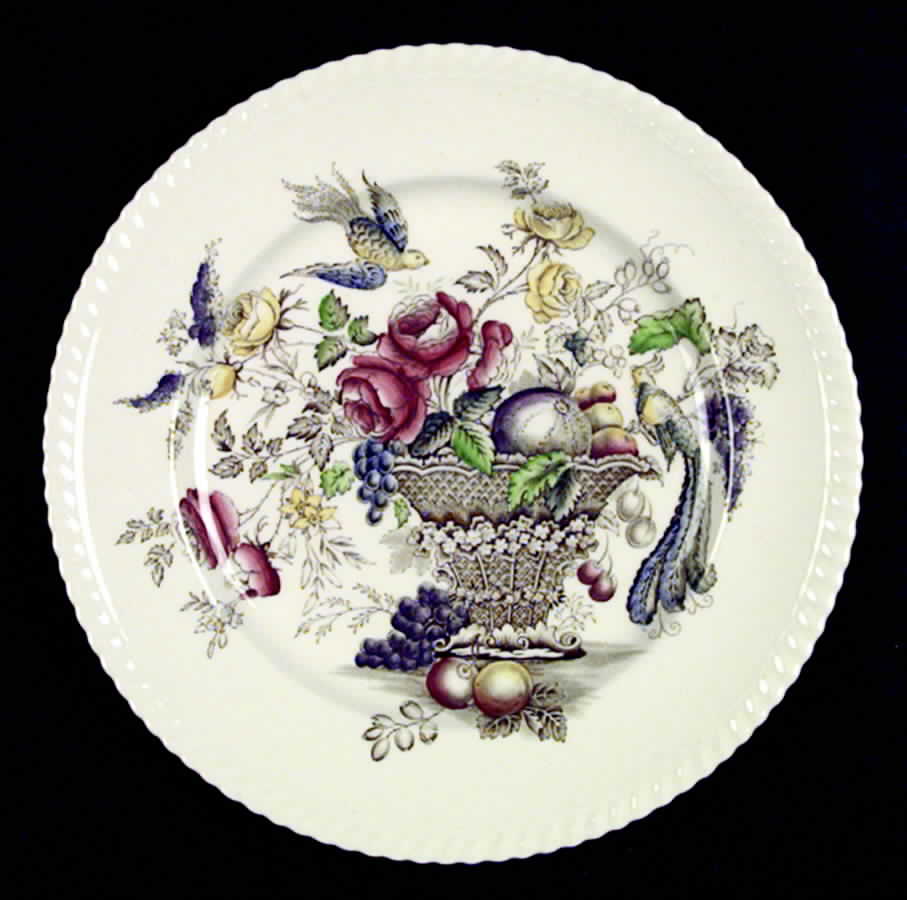 Bird of Paradise Brown Multicolor Dinner Plate by Johnson Brothers-1