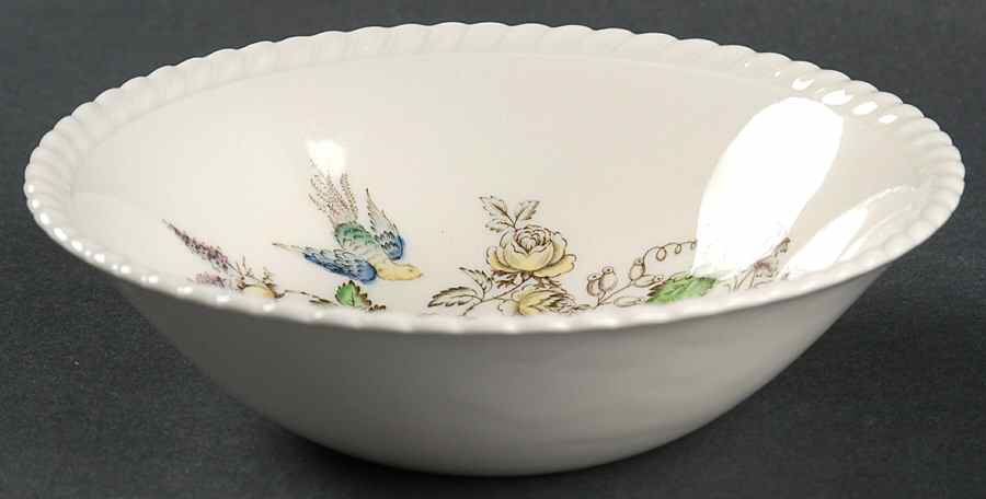 Bird of Paradise Brown Multicolor Coupe Cereal Bowl by Johnson Brothers-1