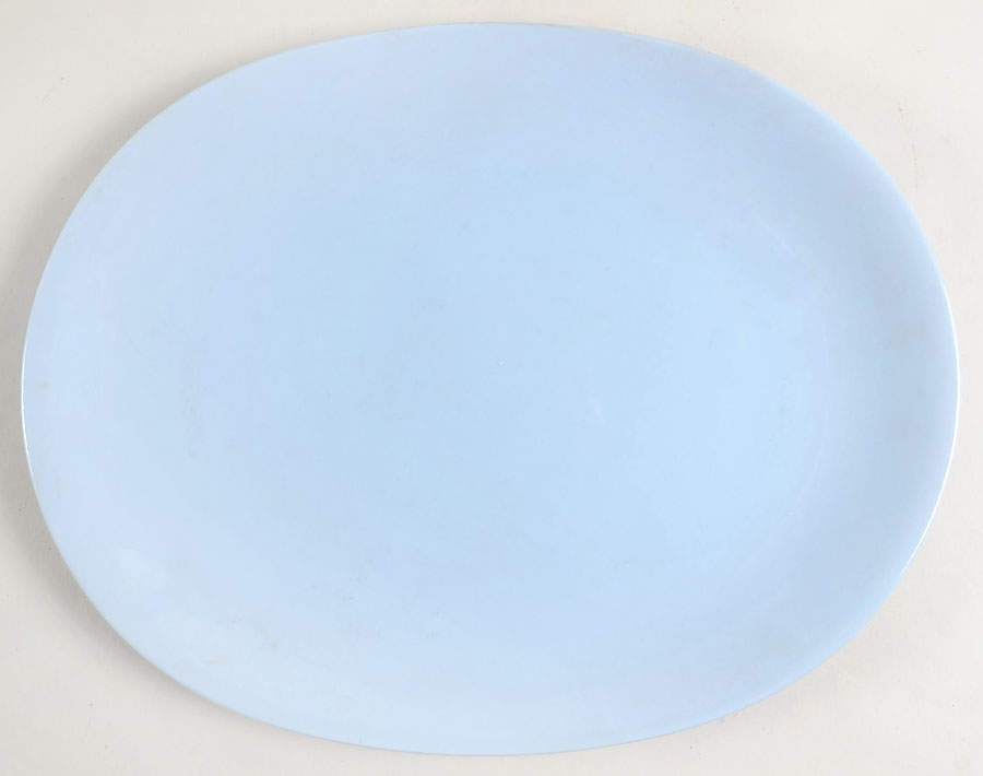 Blue Cloud 12" Oval Serving Platter by Johnson Brothers-1