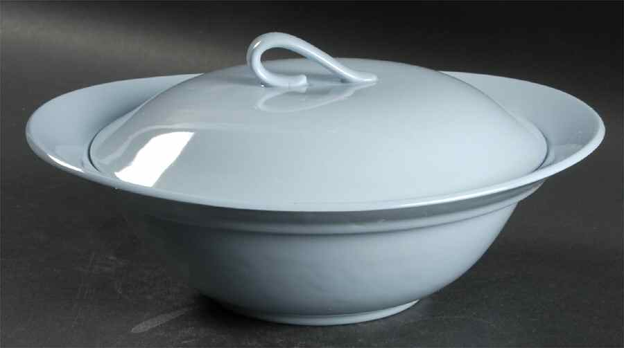 Blue Cloud Round Covered Vegetable by Johnson Brothers-1