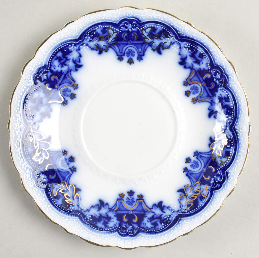 The Blue Danube Saucer for Oversized Cup by Johnson Brothers-1