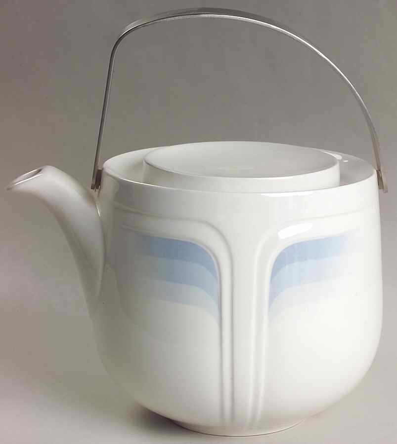 Blue Ice Teapot & Lid by Johnson Brothers-1