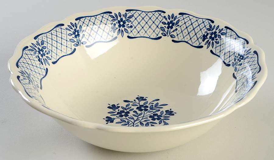 Blue Jardin 8" Round Vegetable Bowl by Johnson Brothers-1