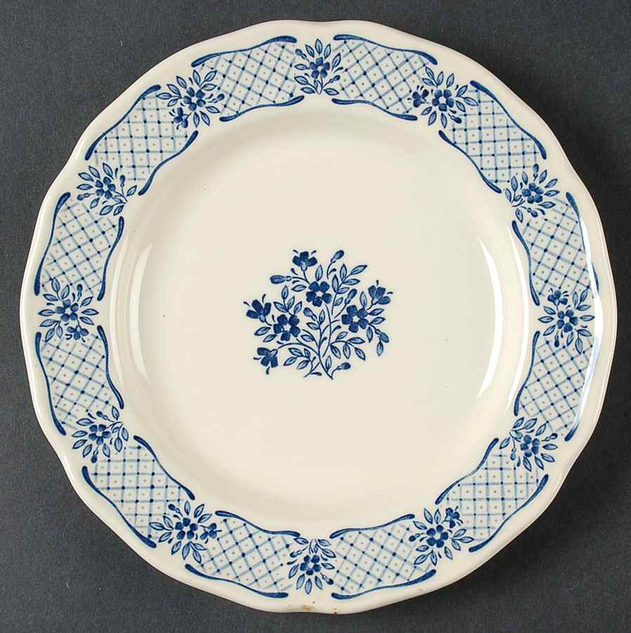 Blue Jardin Bread & Butter Plate by Johnson Brothers-1