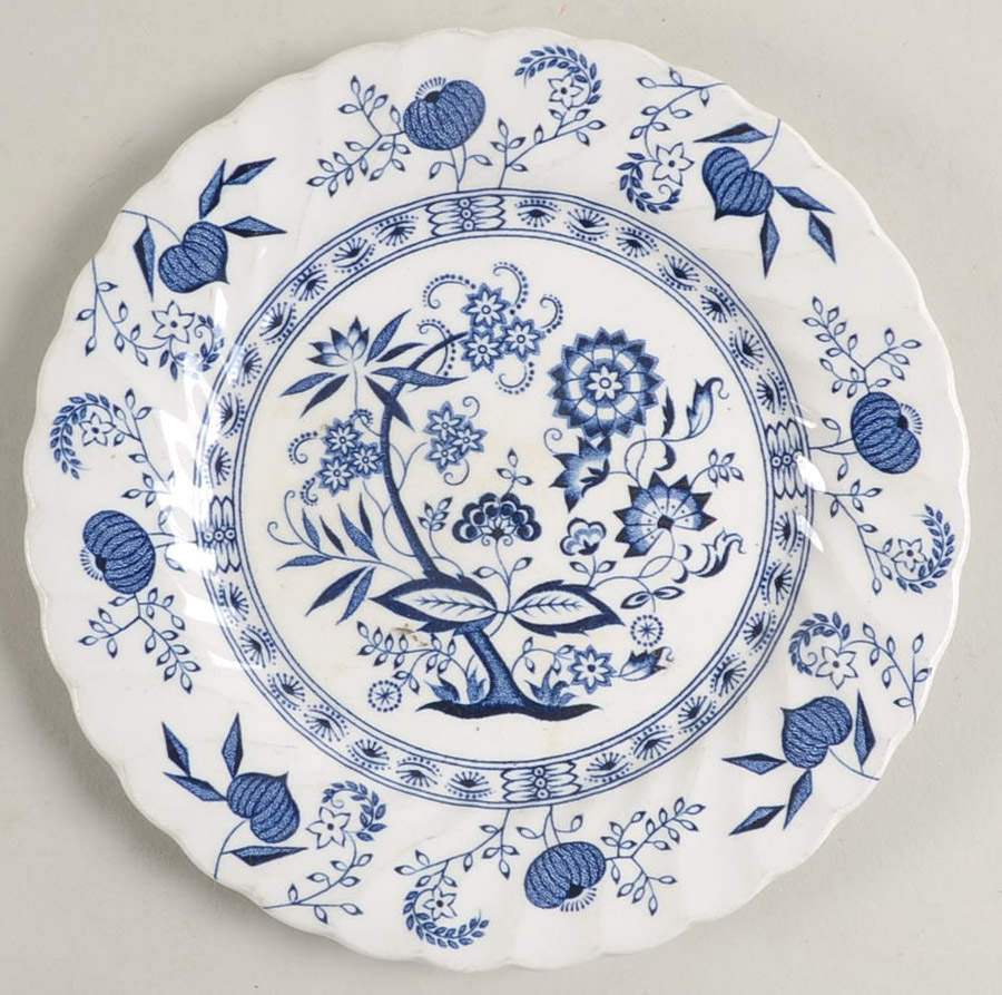 Blue Nordic Bread & Butter Plate by Johnson Brothers-1