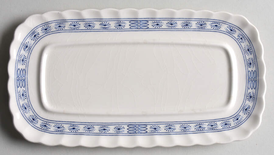 Blue Nordic 1/4 Lb Butter No Lid by Johnson Brothers-1
