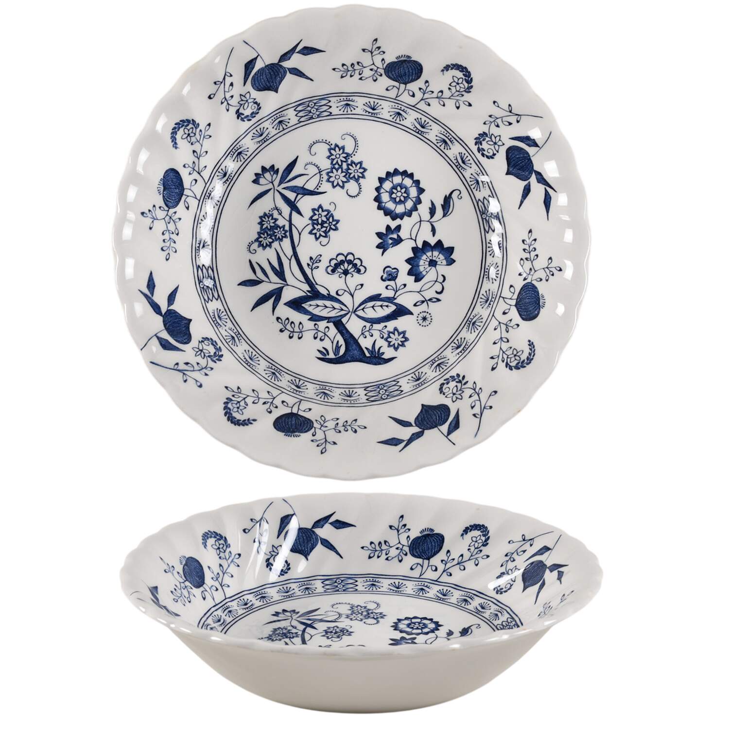 Blue Nordic Coupe Soup Bowl by Johnson Brothers-1