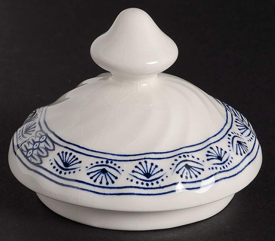 Blue Nordic Lid for Sugar Bowl by Johnson Brothers-1