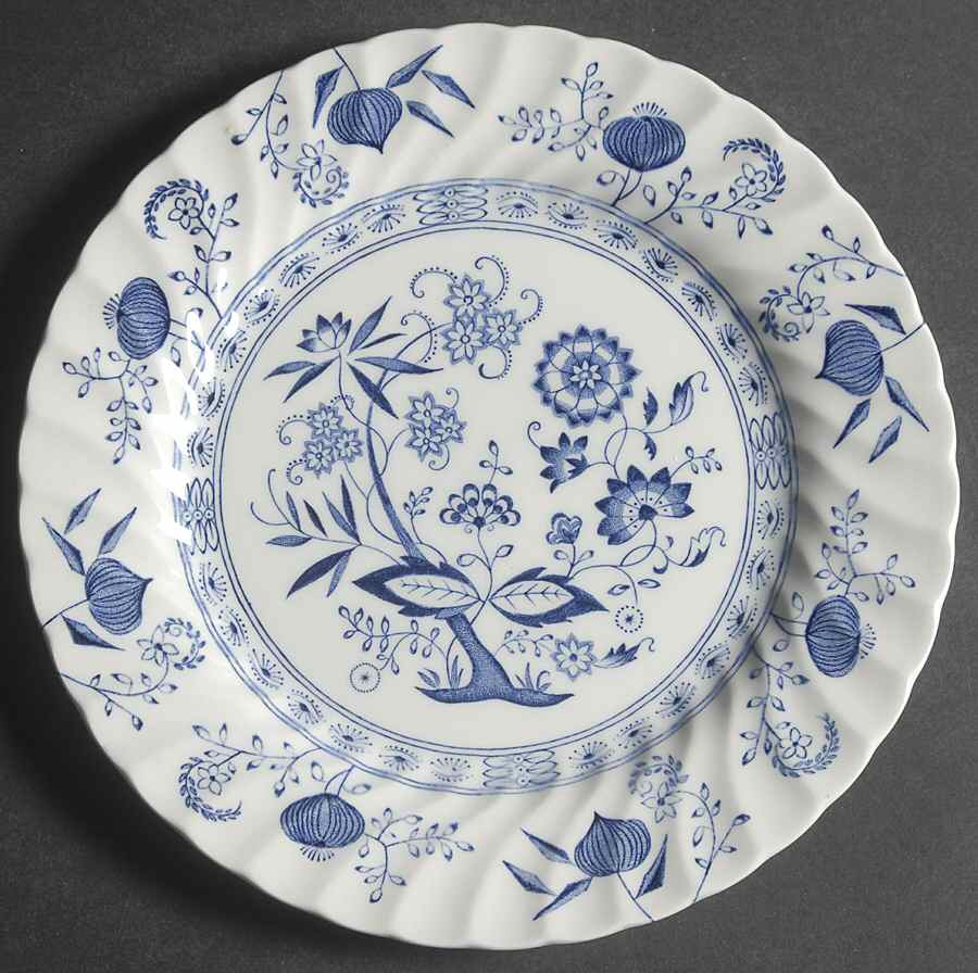 Blue Nordic Luncheon Plate by Johnson Brothers-1