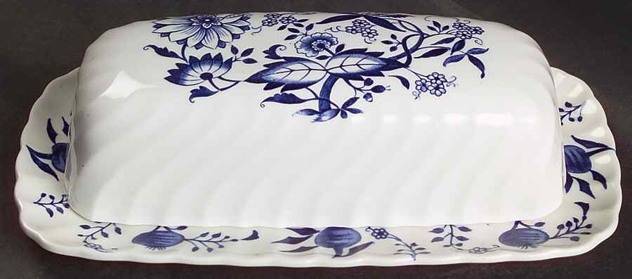 Blue Nordic 1/4 Lb Covered Butter by Johnson Brothers-1
