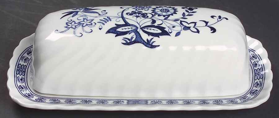 Blue Nordic 1/4 Lb Covered Butter by Johnson Brothers-1