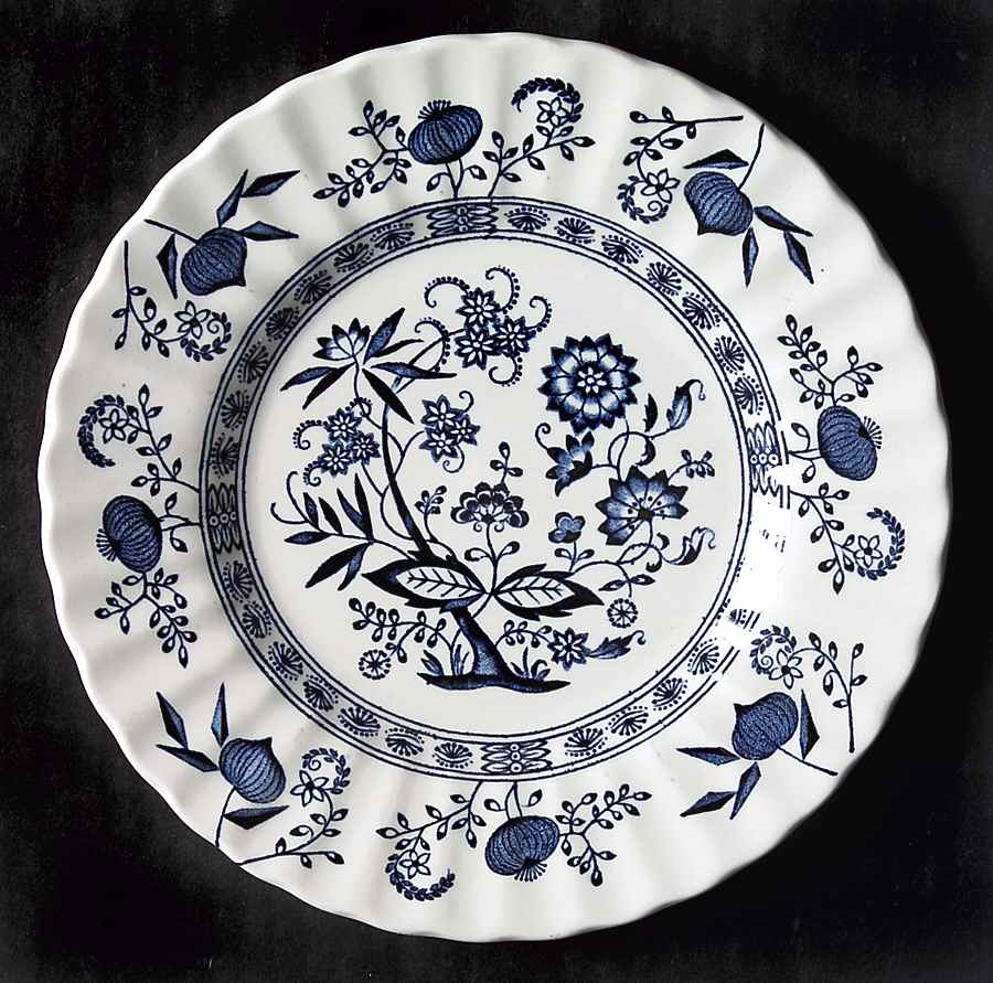 Blue Nordic Dessert/Pie Plate by Johnson Brothers-1