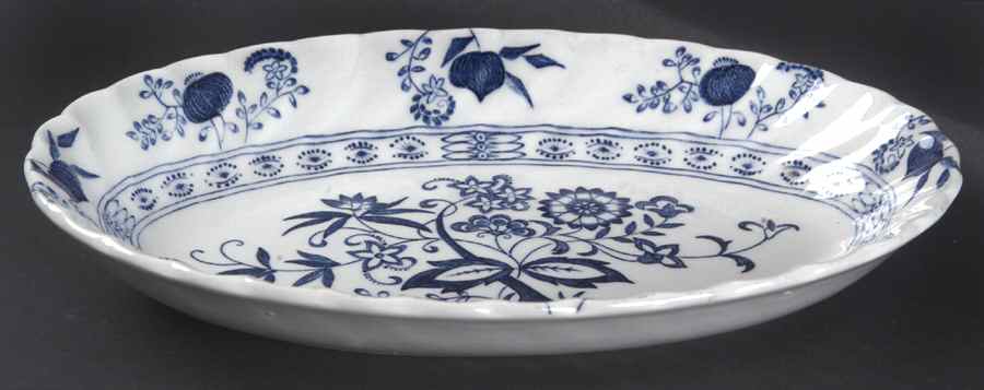 Blue Nordic Relish/Gravy Underplate by Johnson Brothers-1