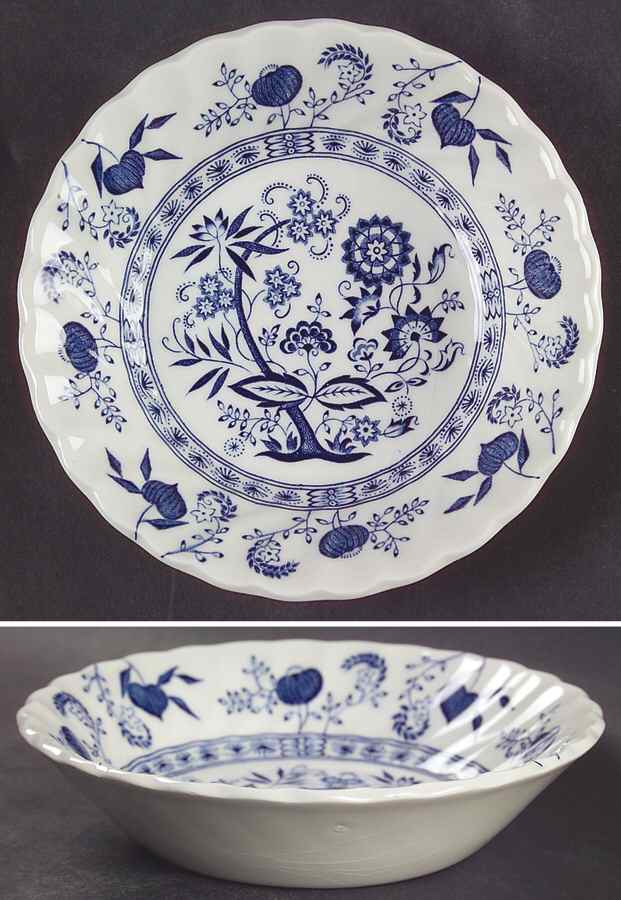 Blue Nordic Fruit/Dessert (Sauce) Bowl by Johnson Brothers-1