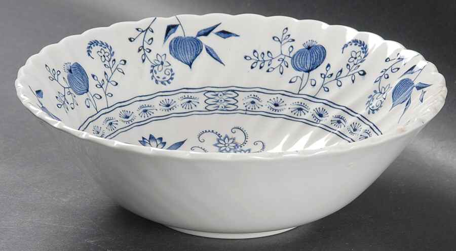 Blue Nordic 8" Round Vegetable Bowl by Johnson Brothers-1