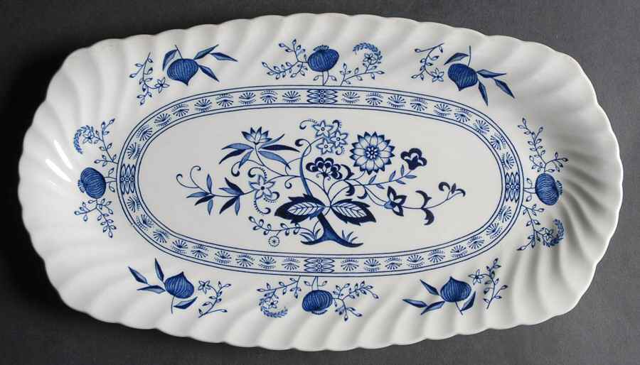 Blue Nordic Large Sandwich Tray by Johnson Brothers-1