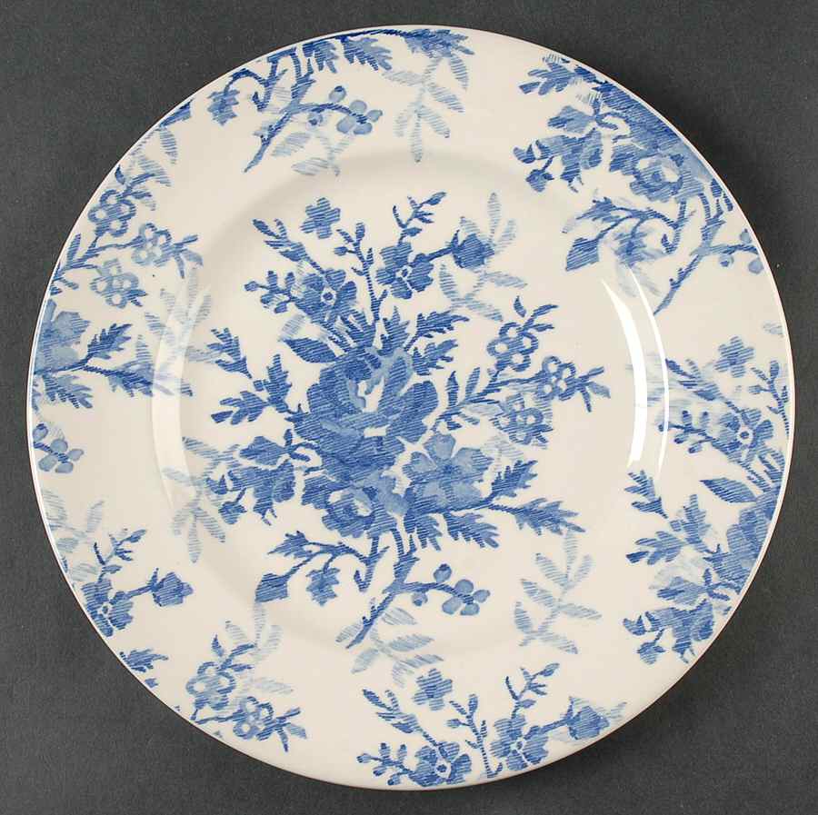 Blue Tapestry Luncheon Plate by Johnson Brothers-1