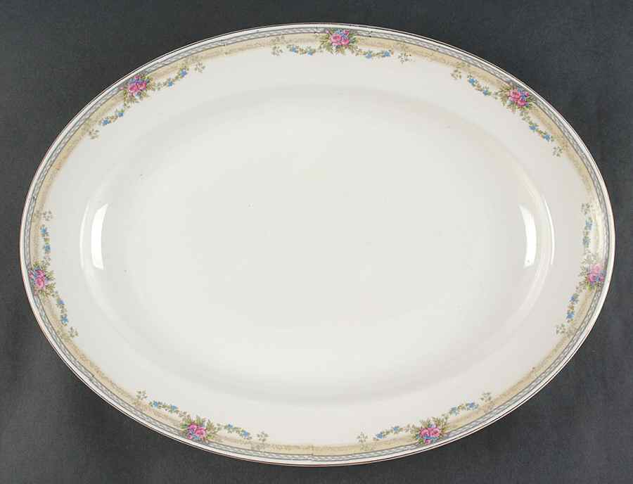 The Bombay 16" Oval Serving Platter by Johnson Brothers-1